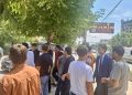 Встреча с жителями страны перед Многофункциональным центром миграции