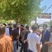 Вохӯрӣ бо шаҳрвандон дар назди Маркази сершуғли муҳоҷирон