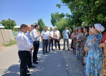 Корҳои фаҳмондадиҳӣ бо сокинони  ноҳияи Ҷаббор Расулов