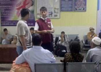 Продолжение разъяснительной работы в “Международном аэропорту Бохтар”
