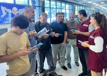 Плодотворная встреча с гражданами в «Международном аэропорту города Душанбе»