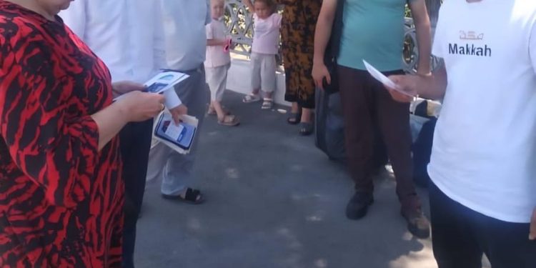Продолжение разъяснительной работы на “Железнодорожном вокзале Худжанд”