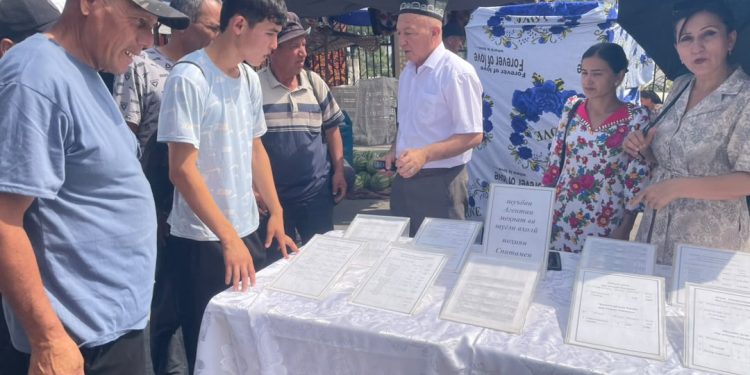 Передвижная ярмарка вакансий и открытых позиций в районе Спитамен