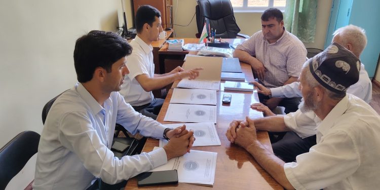 Плодотворная встреча с преподавателями автошколы “Мададгори мудофиа” Министерства обороны Республики Таджикистан в районе Джайхун