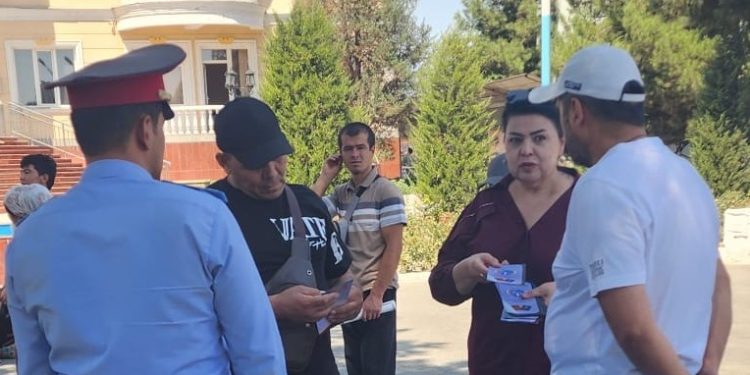 Продолжение разъяснительной работы на “Железнодорожном вокзале Худжанд”