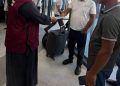 Встреча с гражданами в «Международном аэропорту города Душанбе»