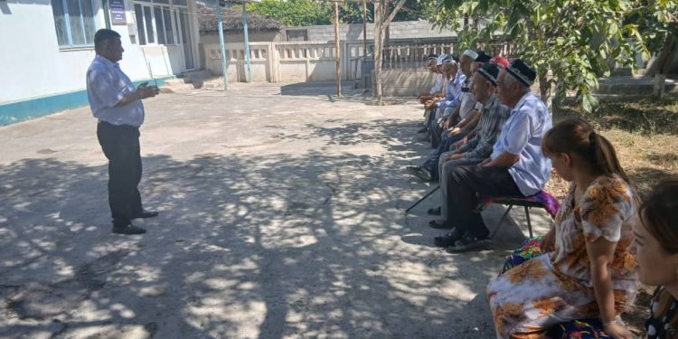 Чорабинии саривақтӣ бо сокинони ноҳияи Ҷаббор Расулов