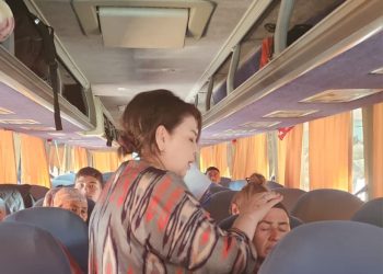 Продолжение разъяснительной работы на пассажирском терминале “Рохи Абрешим” города Худжанд