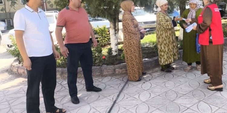 Корҳои фаҳмондадиҳӣ дар миёни сокинони шаҳри Турсунзода