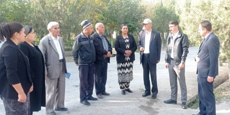 Чорабинии саривақтӣ бо сокинони  ноҳияи Зафаробод